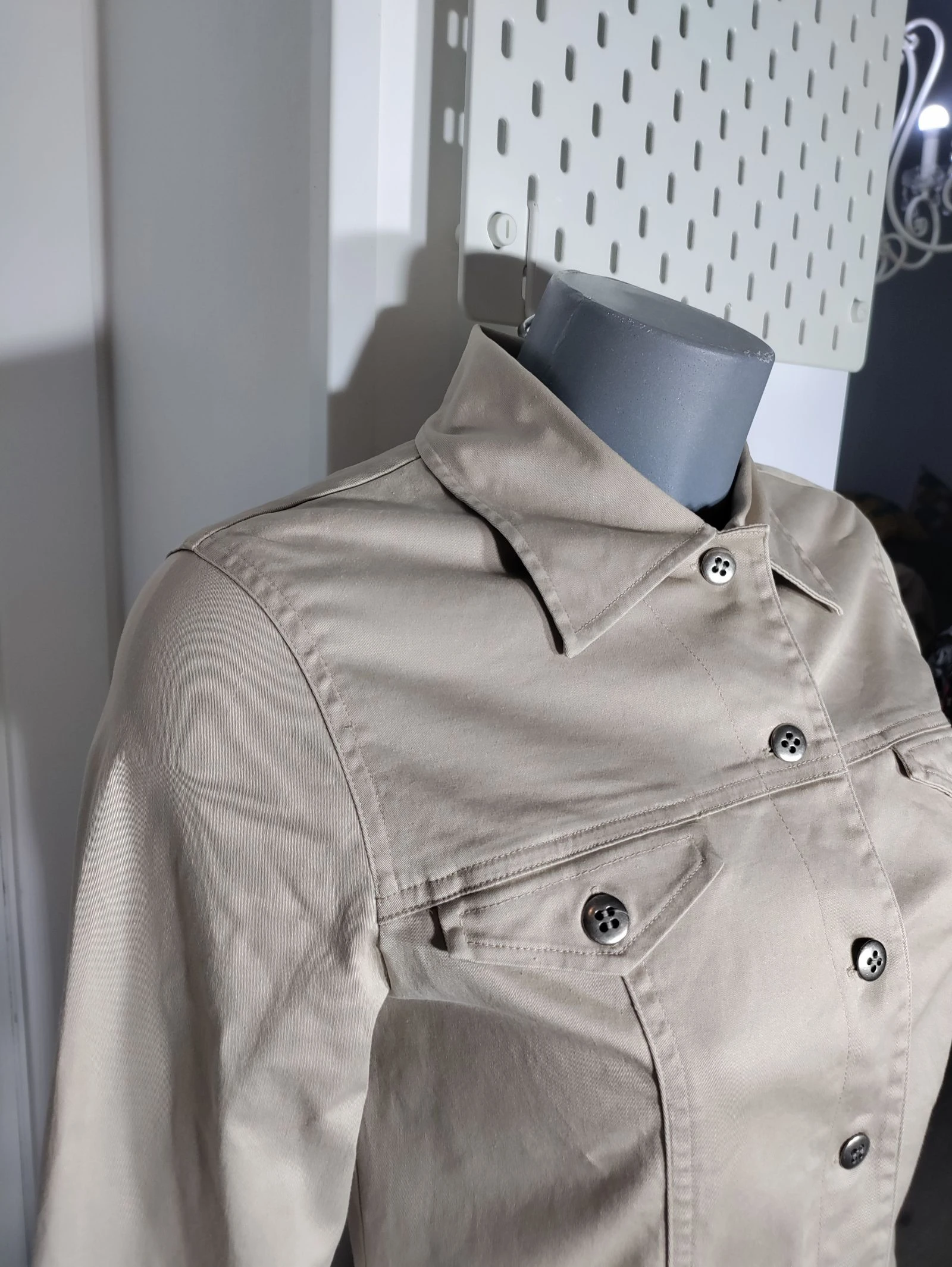 Casaco bege Tex estilo safari - Tamanho 40 – photo 2